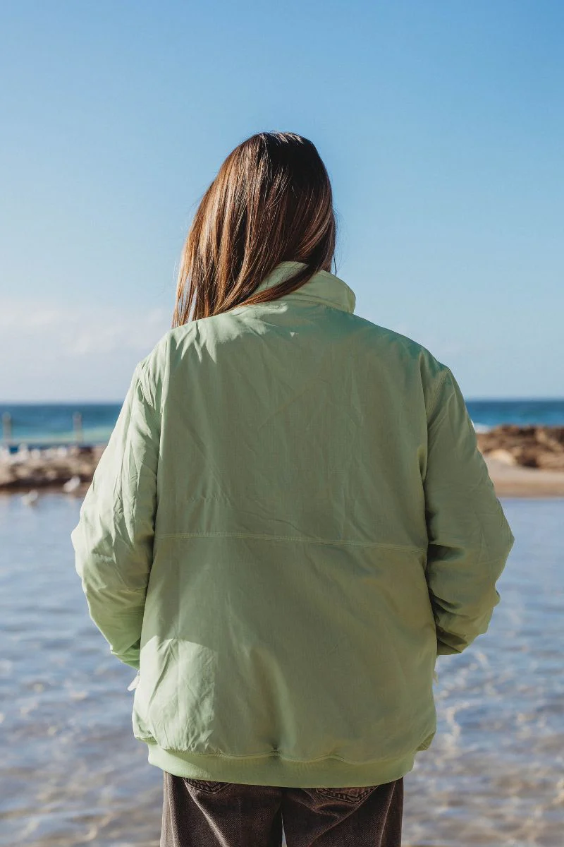 Reversible Fleece In Green - Image 5