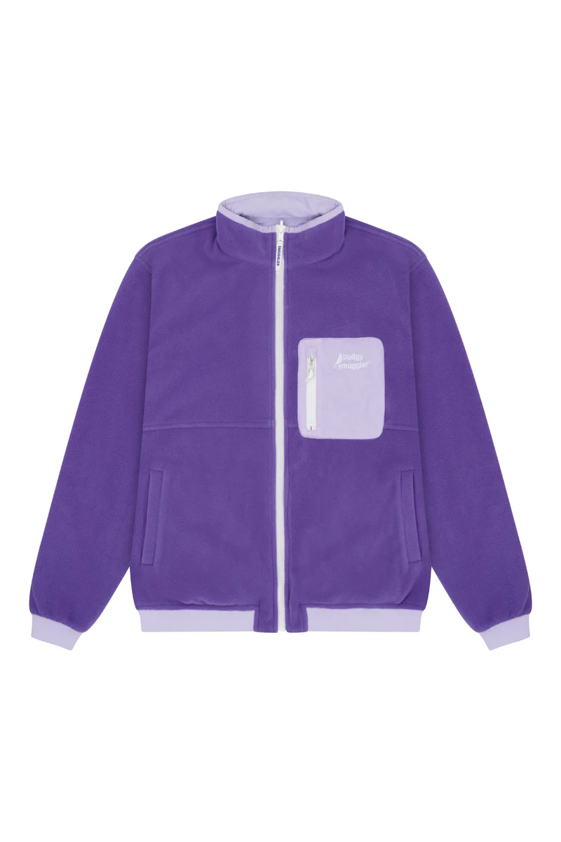 Reversible Fleece In Purple - Image 4