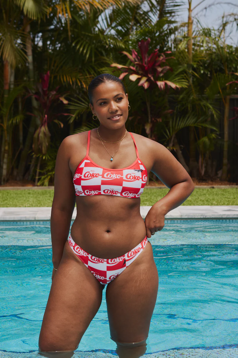 Shelly Bottom in Coke Squares - Image 2