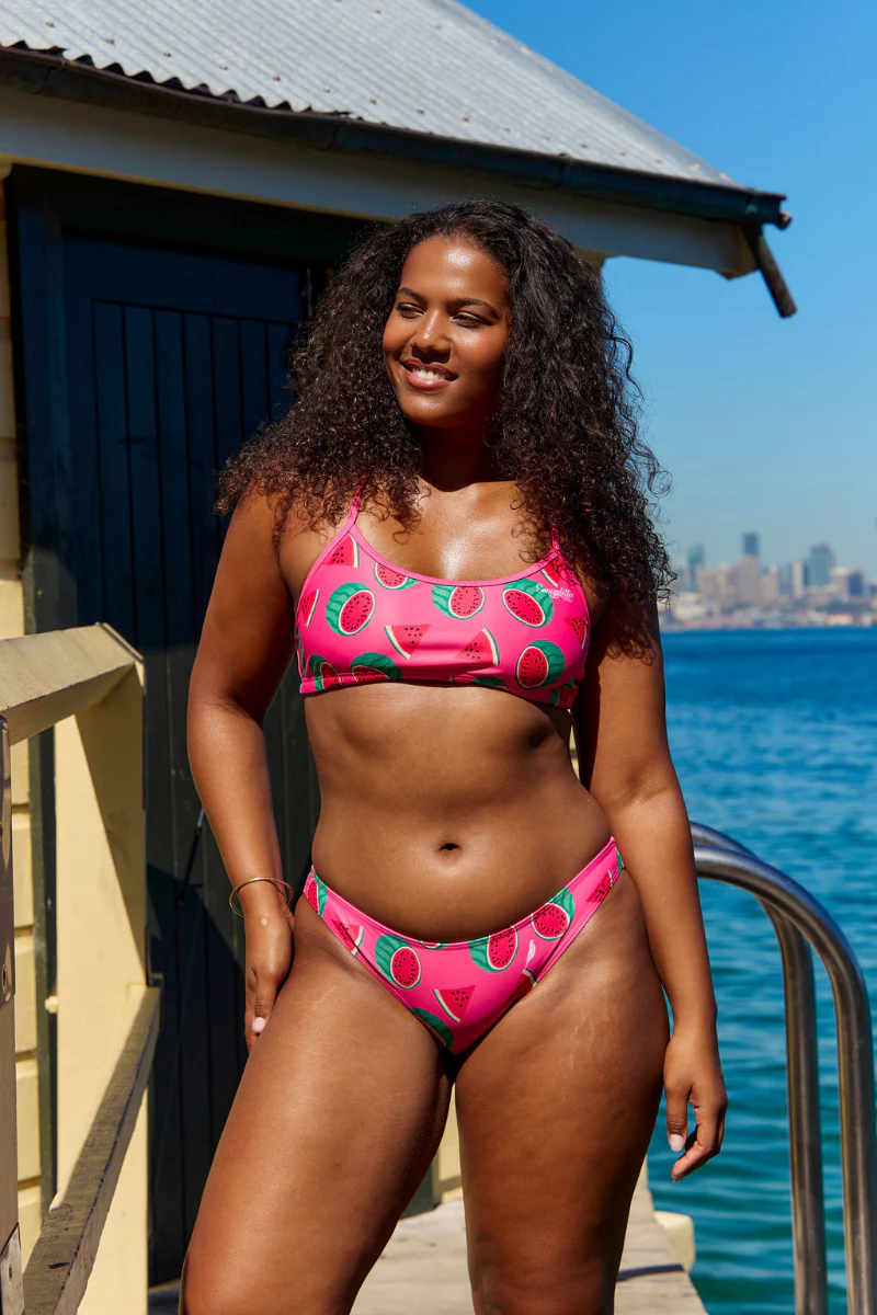 Shelly Bottom in Watermelon Sugar Thighs - Image 2