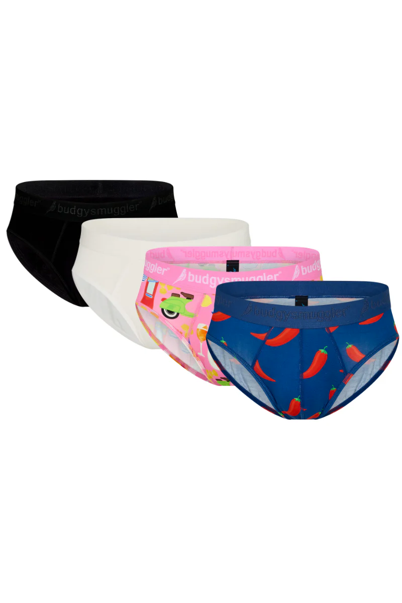 Men's Underwear Briefs 4 Pack in Spring Fling - Image 2
