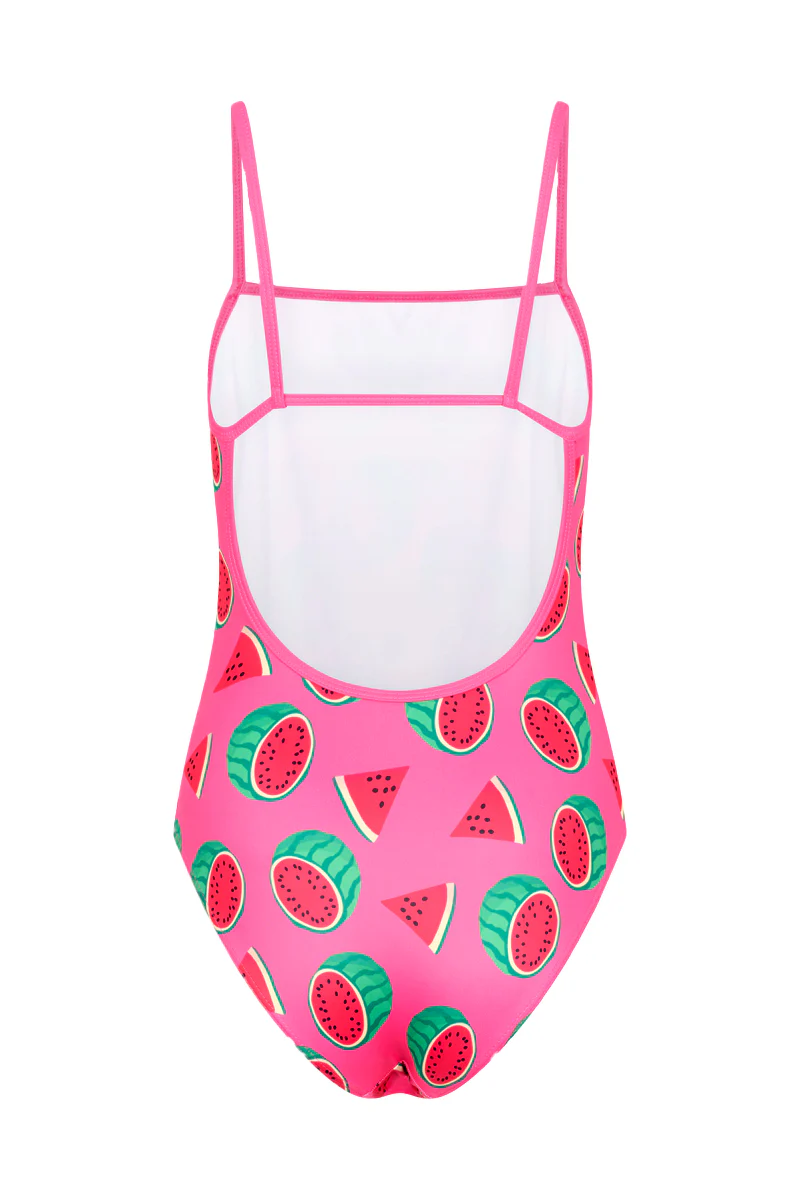 Thin Strap Racer in Watermelon Sugar Thighs - Image 6