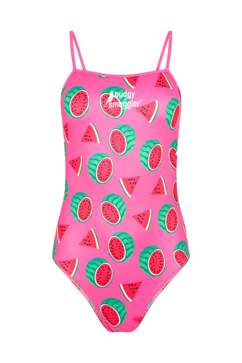 Thin Strap Racer in Watermelon Sugar Thighs - Image 7