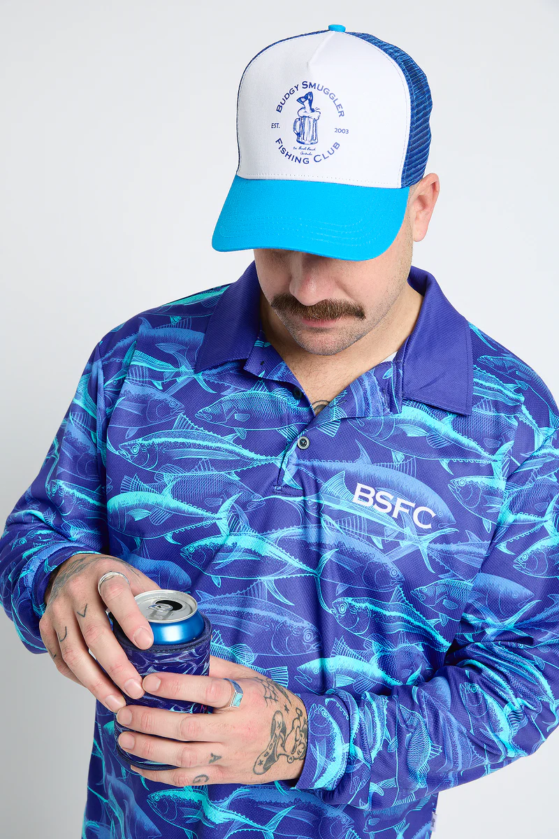 Trucker Hat with Budgy Fishing Club - Image 3