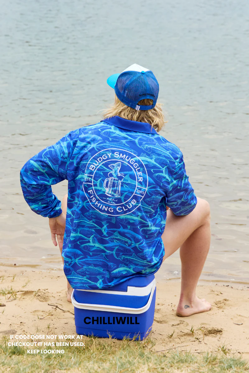Trucker Hat with Budgy Fishing Club - Image 6