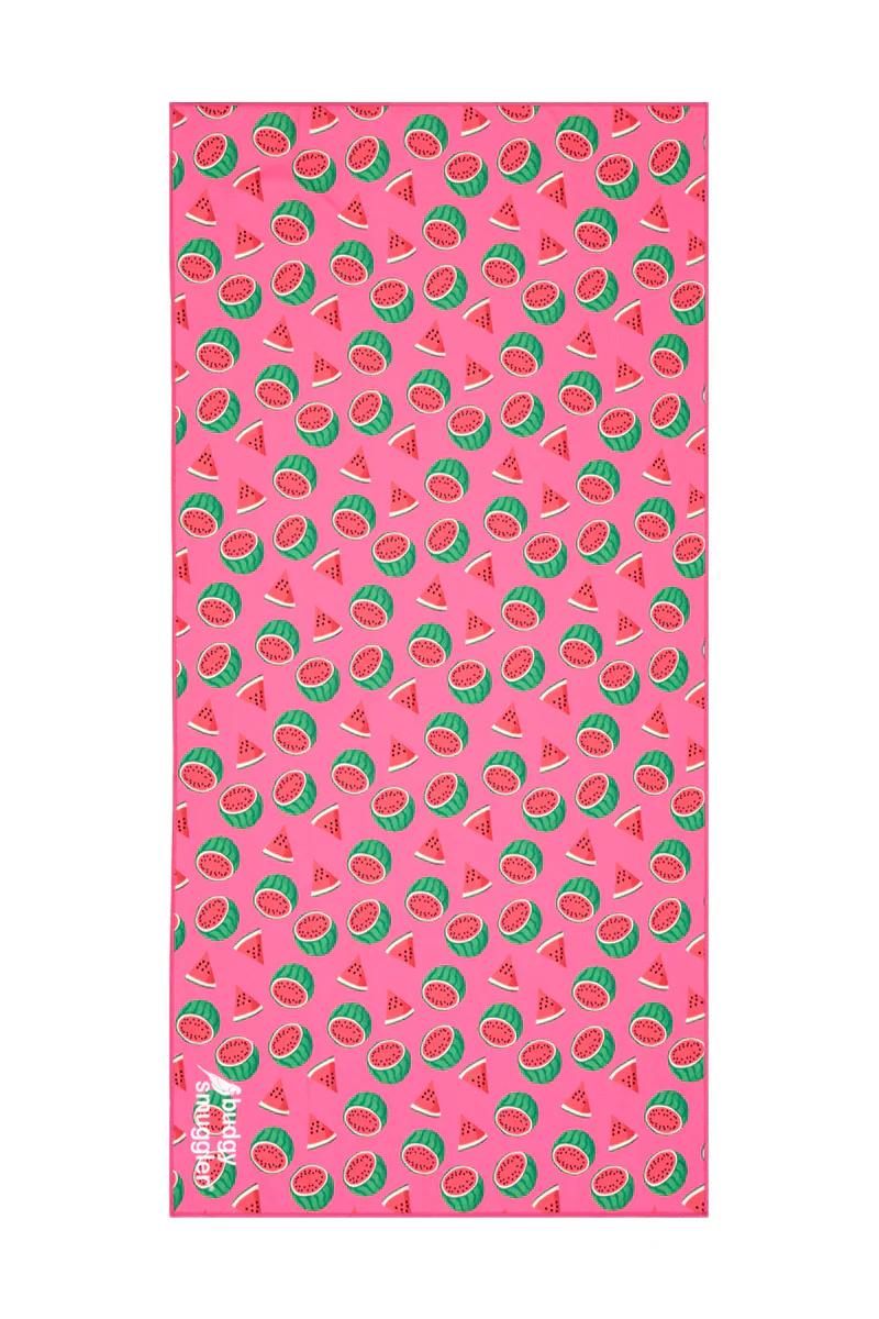 Mens Swim, Towel and Bucket Hat Bundle in Watermelon - Image 4