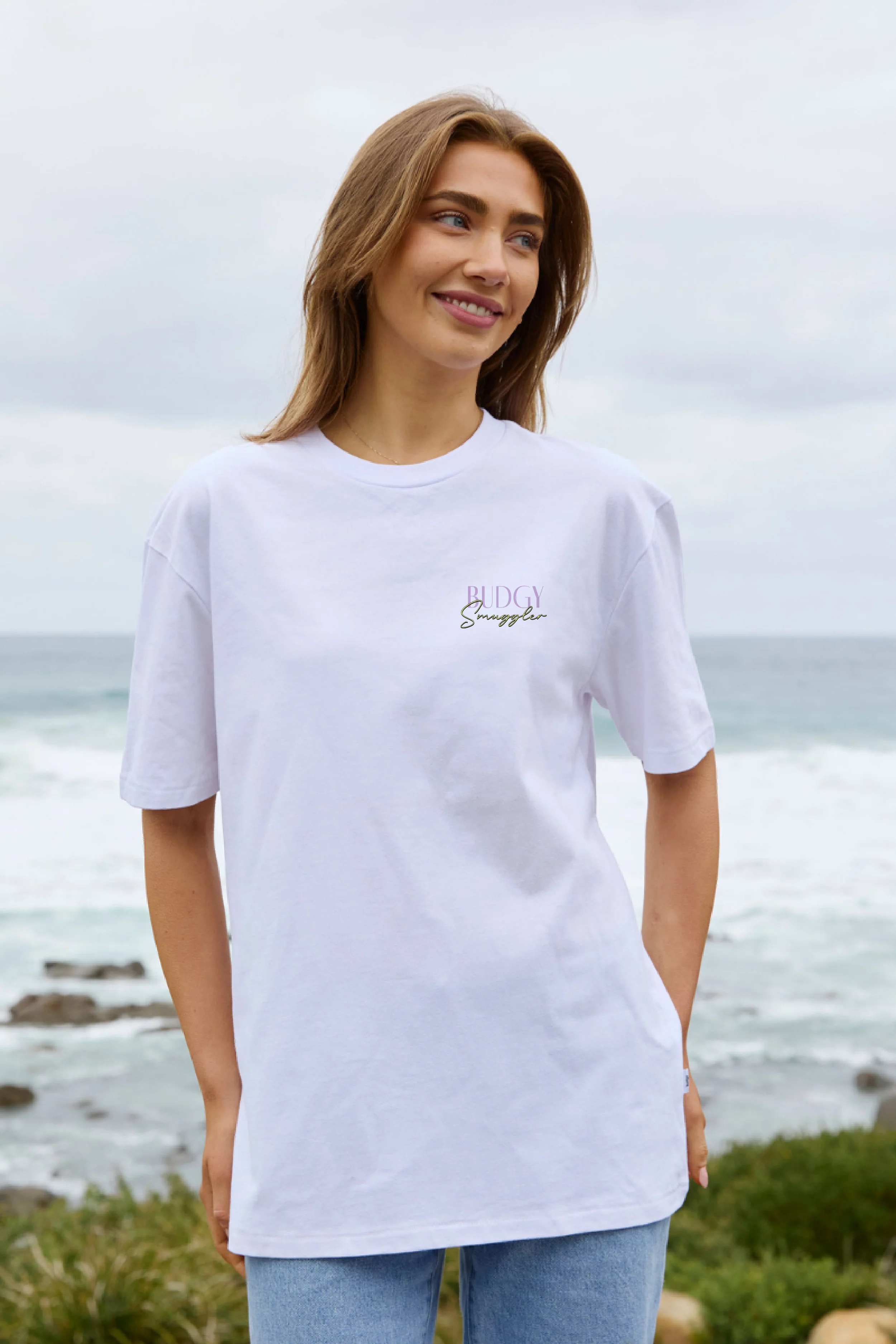 White Tee with Kangaroo Jetski - Image 7