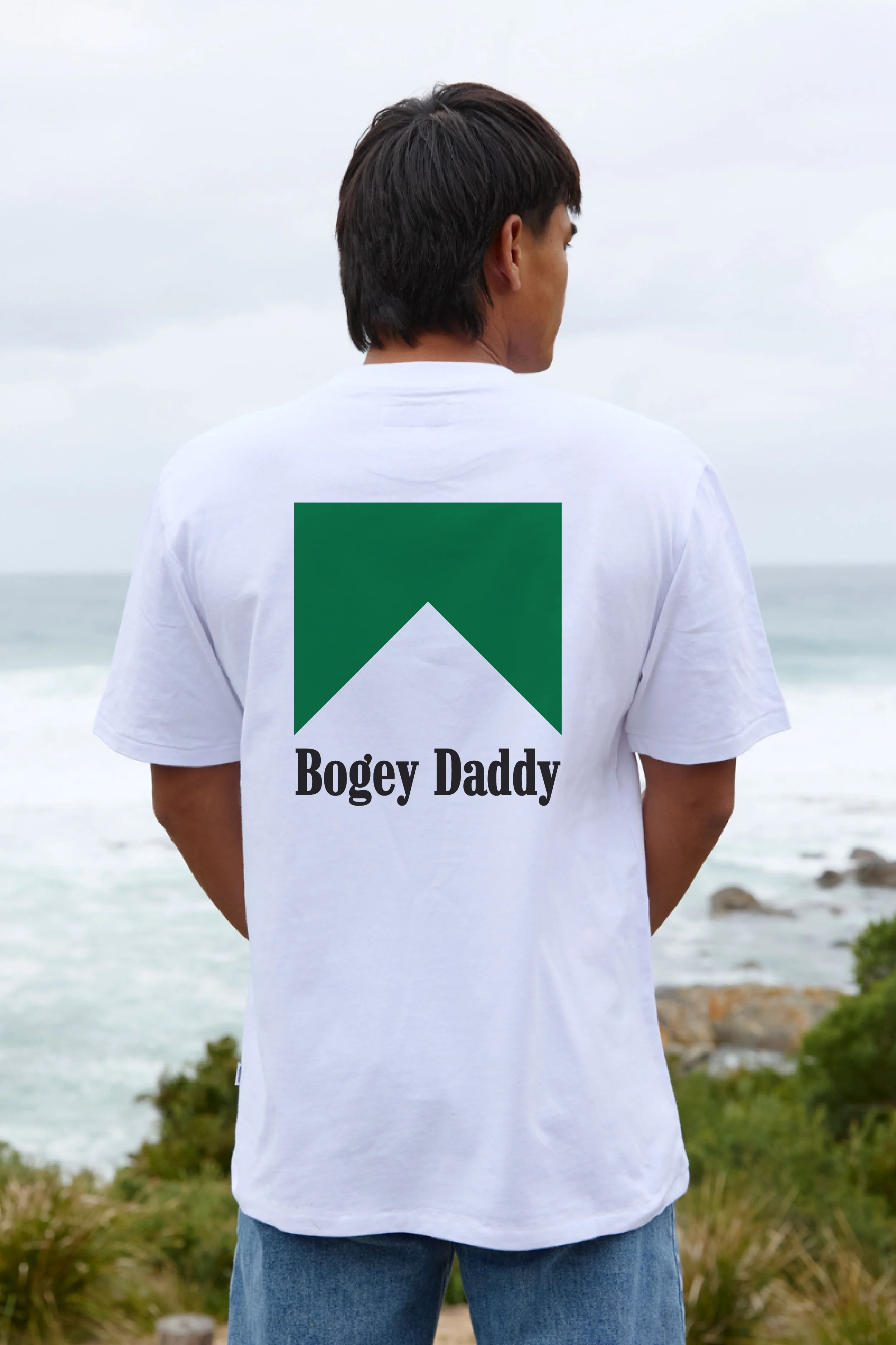 White Tee with Bogey Daddy - Image 6