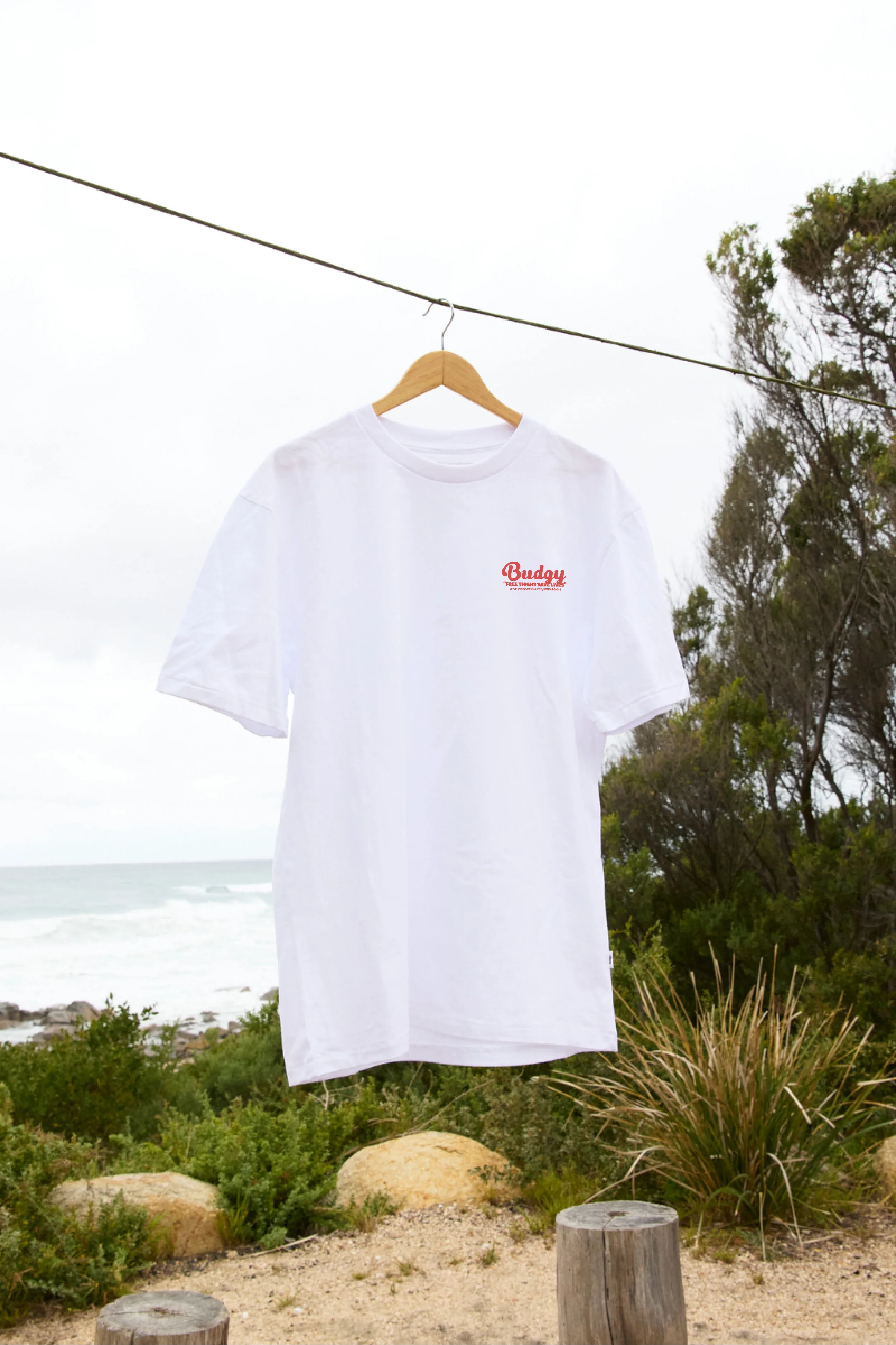 White Tee with Bondi Store #2 - Image 2