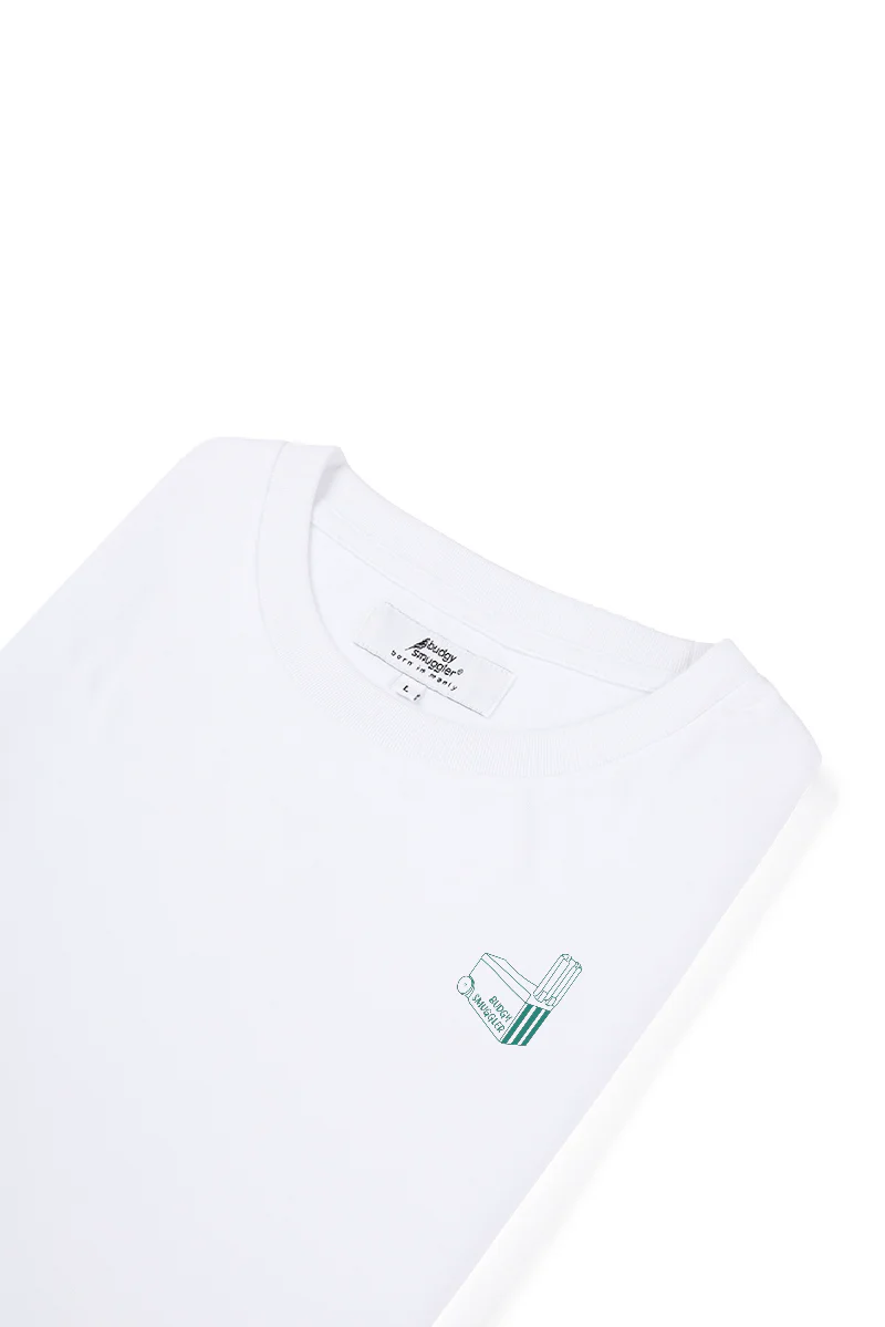 White Tee with Cricket Wickets - Image 3