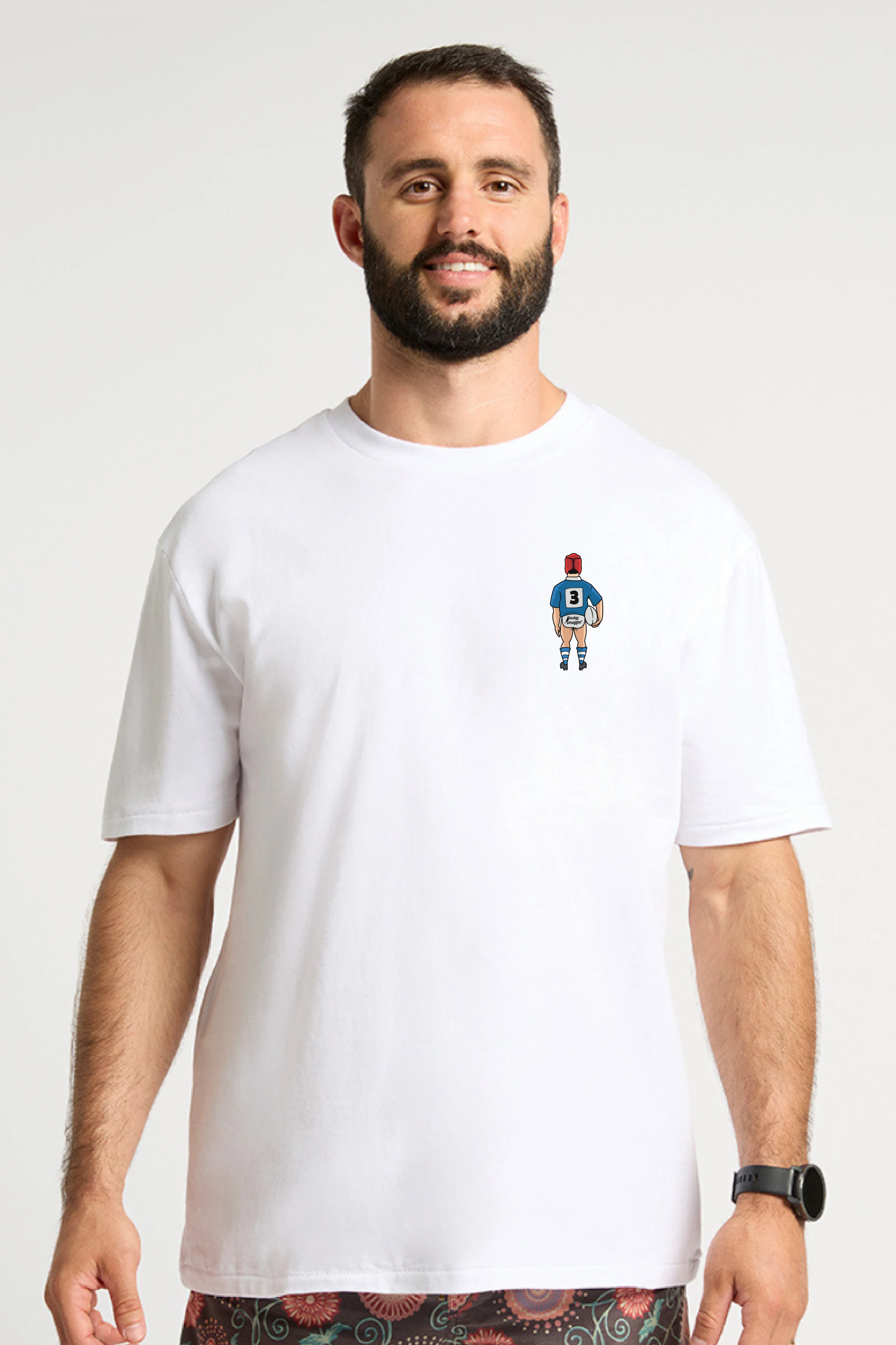 White Tee with Game Played in Heaven - Image 2