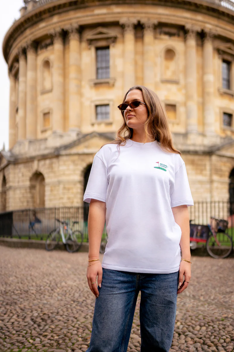 White Tee with Pizza and Putt - Image 3