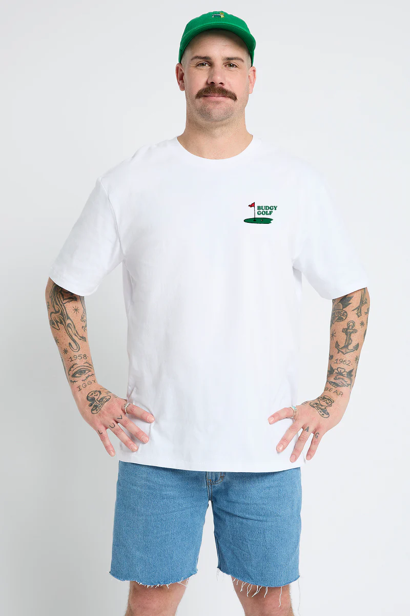 White Tee with Pizza and Putt - Image 8