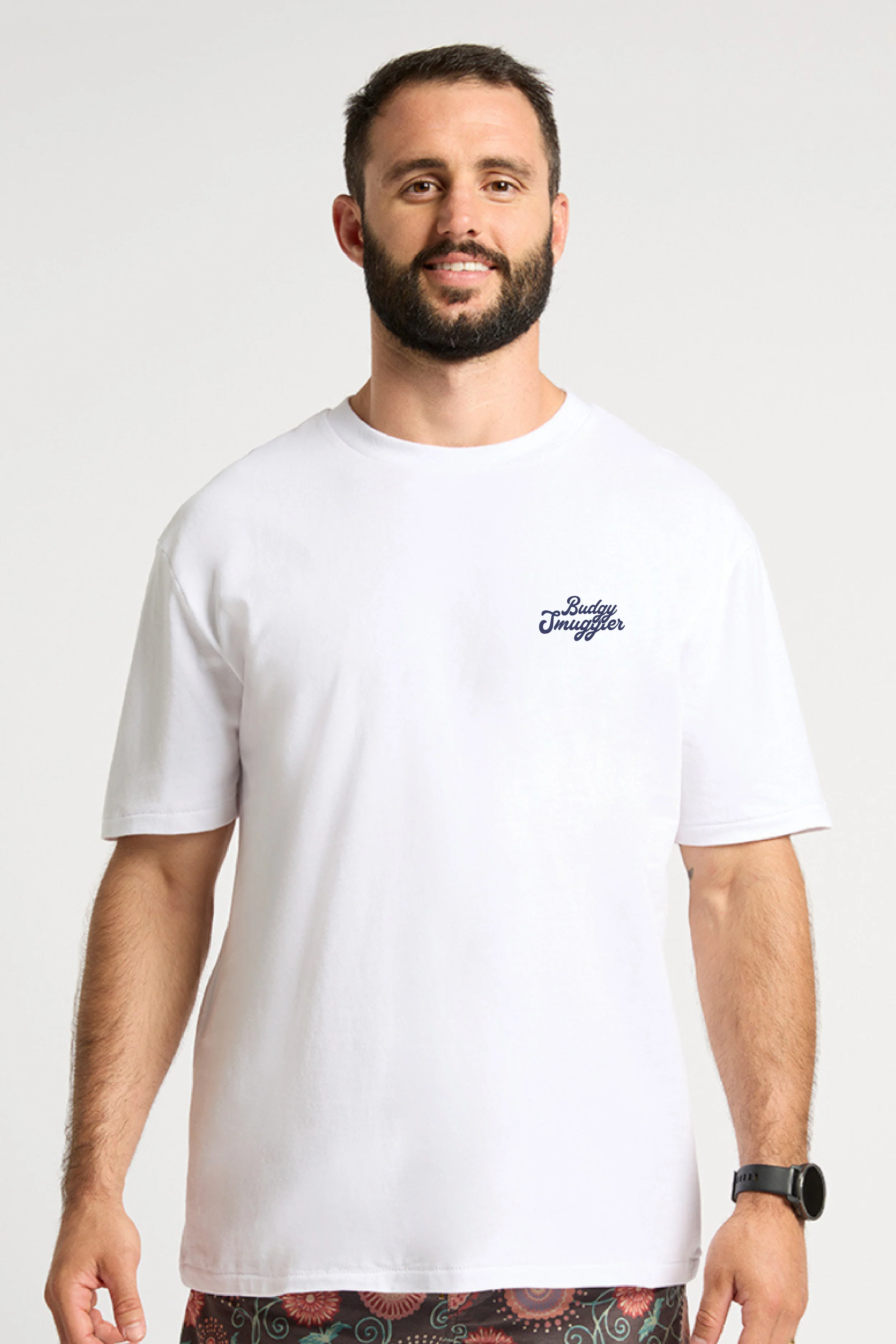 White Tee with Rugby Club - Image 2