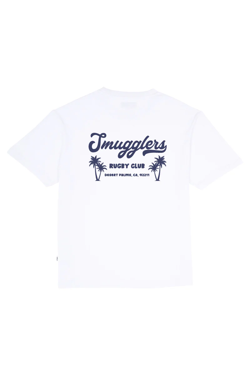 White Tee with Rugby Club - Image 3