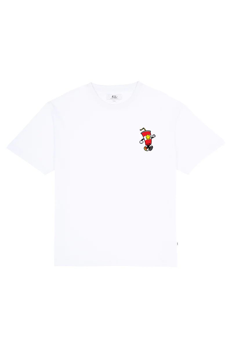 White Tee with Smiley World 1 - Image 5