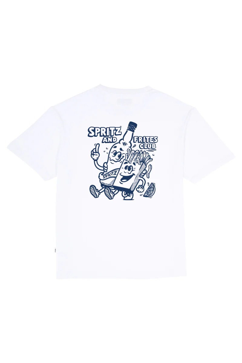 White Tee with Sprites and Frites - Image 7