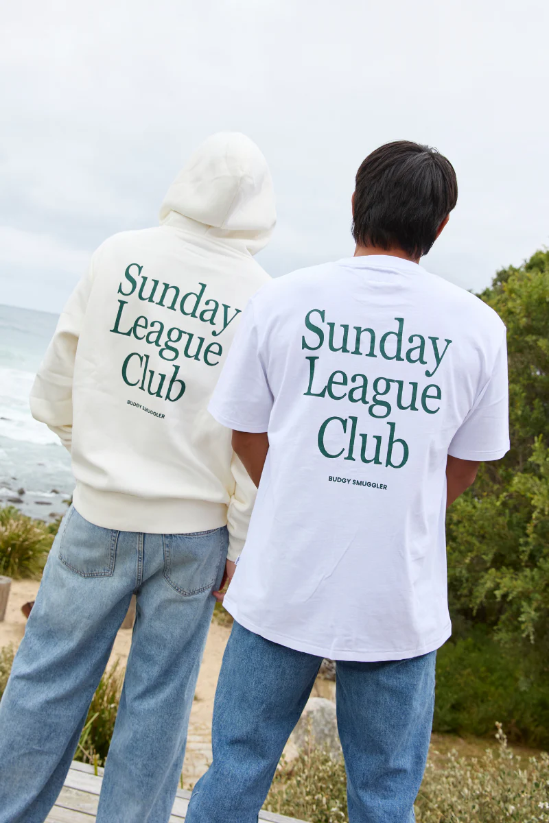 White Tee with Sunday League - Image 3